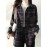 Plaid Print Button Front Shirt, Elegant Long Sleeve Lapel Shirt, Women's Clothing